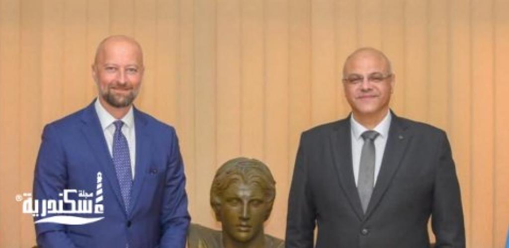 محافظ الإسكندرية يستعرض مع سفير النرويج الفرص الاستثمارية في الصناعة والنقل واللوجستيات