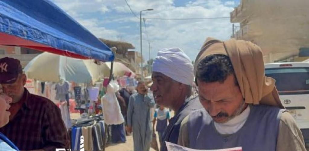 شركة الصرف الصحي بالإسكندرية تكثف حملات التوعية بقرى برج العرب ضمن المبادرة الرئاسية “حياة كريمة”