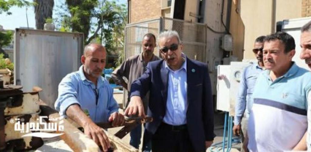 رئيس "صرف صحي الإسكندرية" يتفقد محطة المعمورة ويوجّه برفع كفاءة التشغيل والالتزام بالسلامة المهنية
