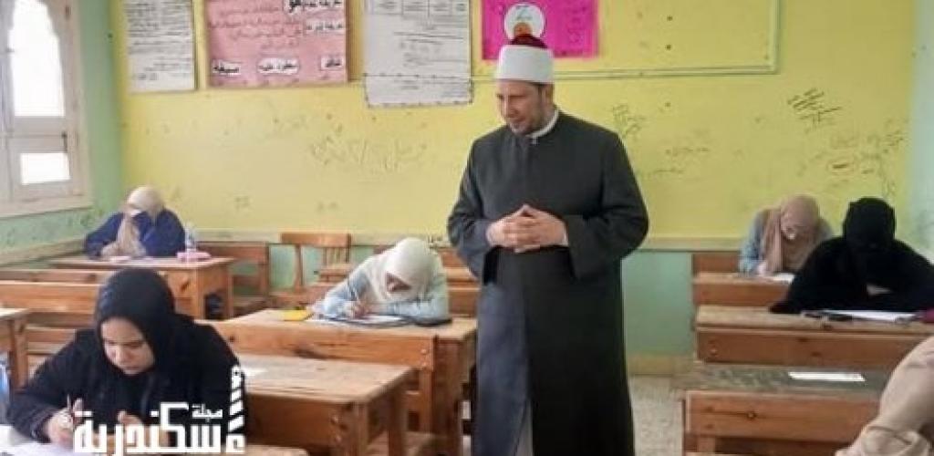 الهدوء والالتزام يسودان لجان الثانوية الأزهرية بمنطقة الإسكندرية خلال امتحان الرياضيات البحتة