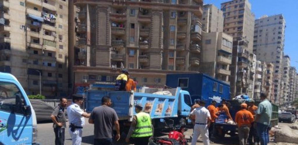 حملة مكبرة لمكافحة ظاهرة النباشين بنطاق حي المنتزة أول و المنتزة ثان بالإسكندرية