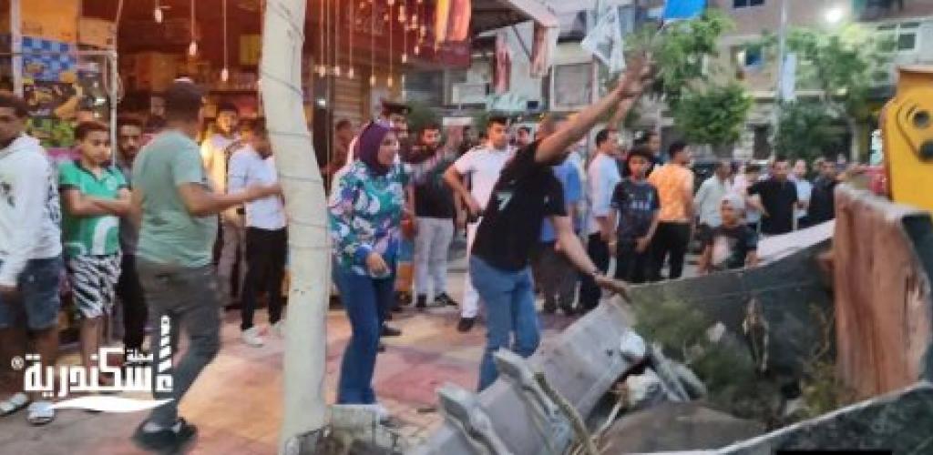 حملة مكبرة لحي ثان المنتزة تستعيد الانضباط بشوارع ٤٥ والكورنيش.. والتحفظ على ٣٠٣ حالات إشغال