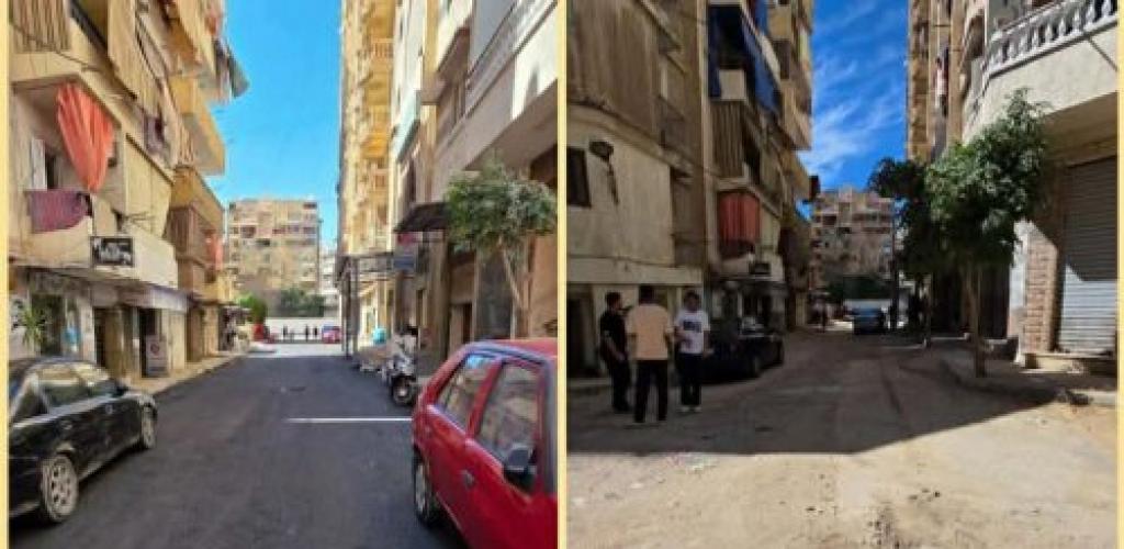 ضمن خطة المظهر الحضاري.. مديرية الطرق بالإسكندرية تكثف أعمال الرصف وإعادة الشيء لأصله