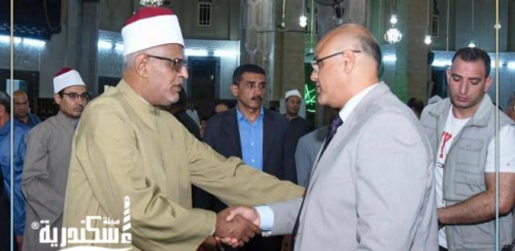 بمناسبة العام الهجري الجديد 1448 هـ.. محافظ الإسكندرية يشهد احتفالية "أوقاف الإسكندرية" بمسجد أبي العباس المرسي