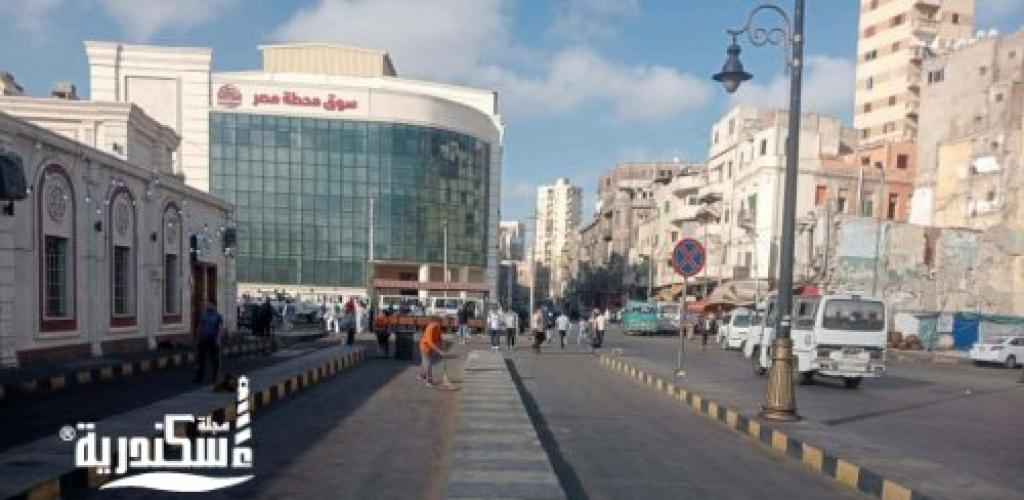 حي وسط يتابع انتظام أعمال النظافة والتجريف وجمع 326 طن من المخلفات بالتنسيق مع شركة نهضة مصر