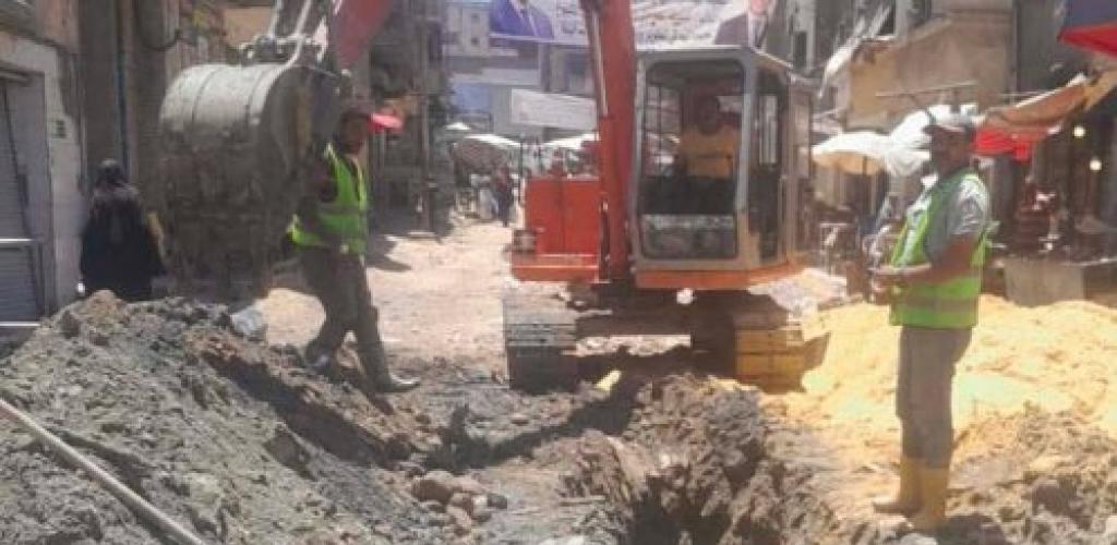 خطة عاجلة لرفع كفاءة الصرف الصحي بشارع "سوق الدخيلة" في الإسكندرية