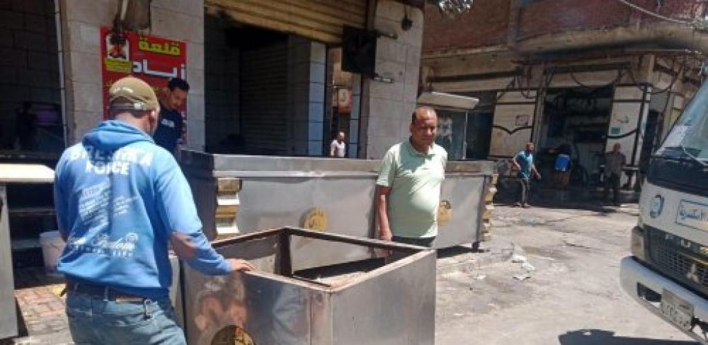 حي العامرية أول يشن حملة لرفع التعديات بـ "الجمهورية والشرقاوي" والتحفظ على 17 حالة إشغال