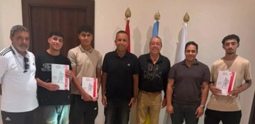 ثلاثي ناشئي الاتحاد السكندري يوقع أول عقود احتراف مع زعيم الثغر