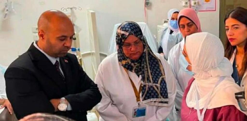 لجنة مرور موسعة لمراجعة مؤشرات الاداء بمستشفى جمال حمادة المركزي خلال النصف الاول من 2026