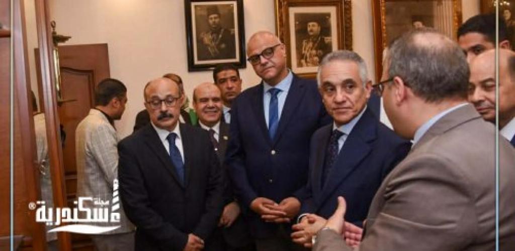 محافظ الإسكندرية ووزير العدل يفتتحان قاعة المؤتمرات بمحكمة استئناف الإسكندرية