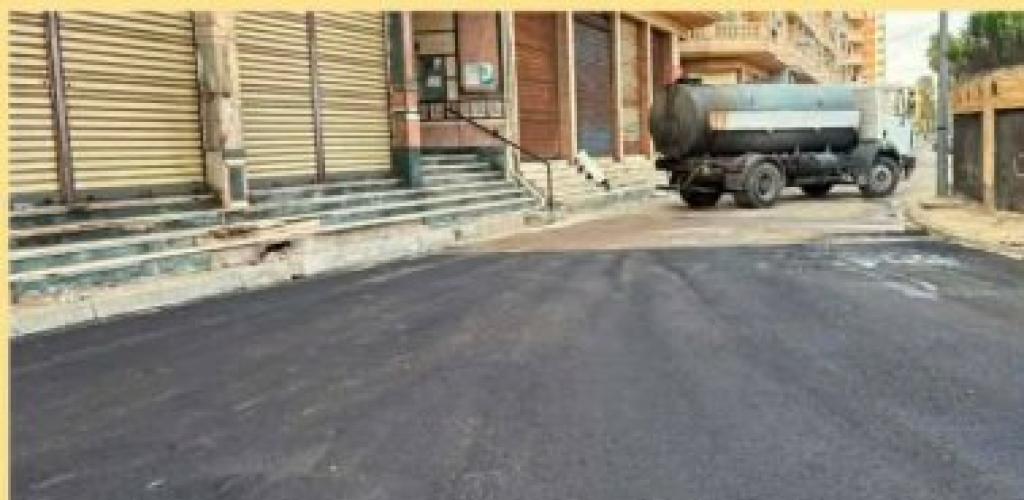 محافظة الإسكندرية تواصل جهود تطوير ورصف الطرق بجميع الأحياء لتحسين السيولة المرورية