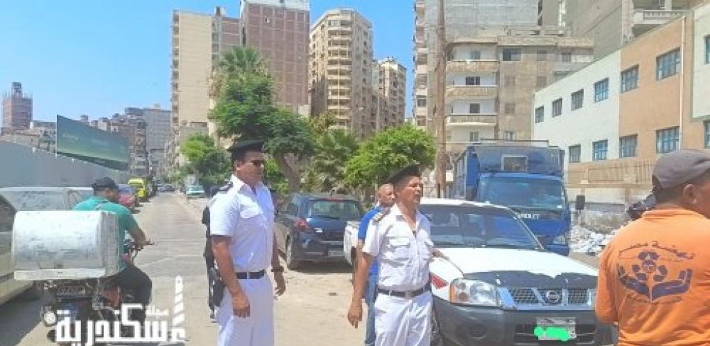 نهضة مصر تشارك في حملة أمنية مشتركة مع مديرية أمن الإسكندرية للحد من ظاهرة النباشين بنطاق حي شرق