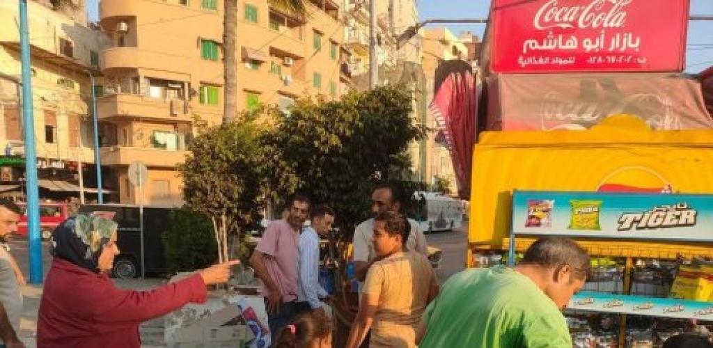إزالة 114 حالة إشغال وتوسعة الشوارع الحيوية في حملة مسائية مكثفة بحي الجمرك