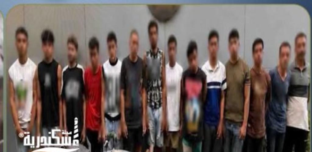 ضبط طرفي مشاجرة بالشوارع والألعاب النارية والأسلحة البيضاء في الإسكندرية