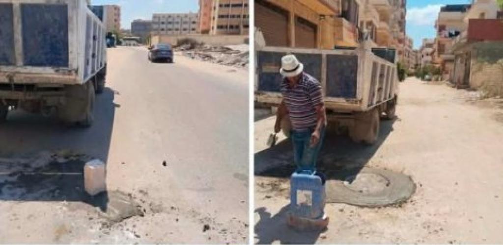 استمرار متابعة الاعمال الميدانية لشركة الصرف الصحى لتحسين مستوى المرافق العامة بحى العجمى