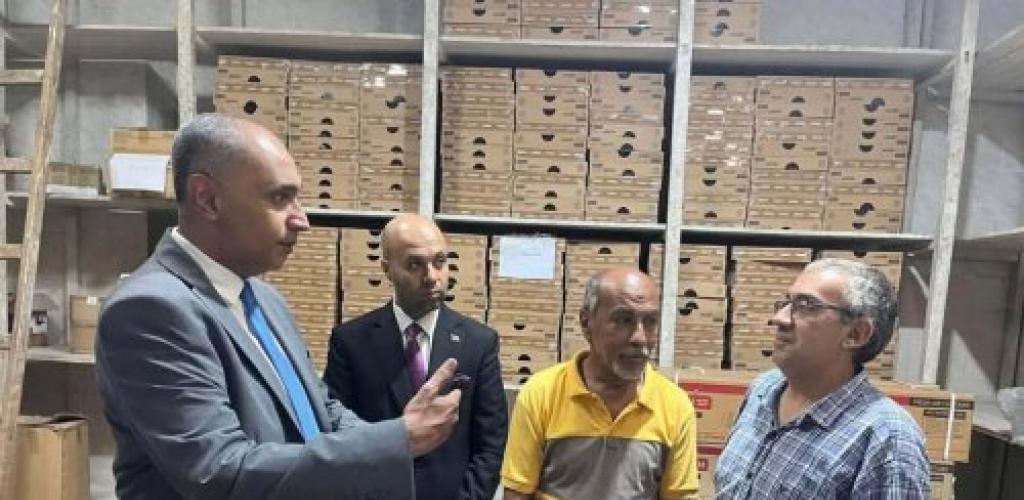 وكيل وزارة الصحة بالإسكندرية يتفقد مخازن التموين الطبي المركزي بأبي الدرداء ويوجه باستمرار أعمال التطوير