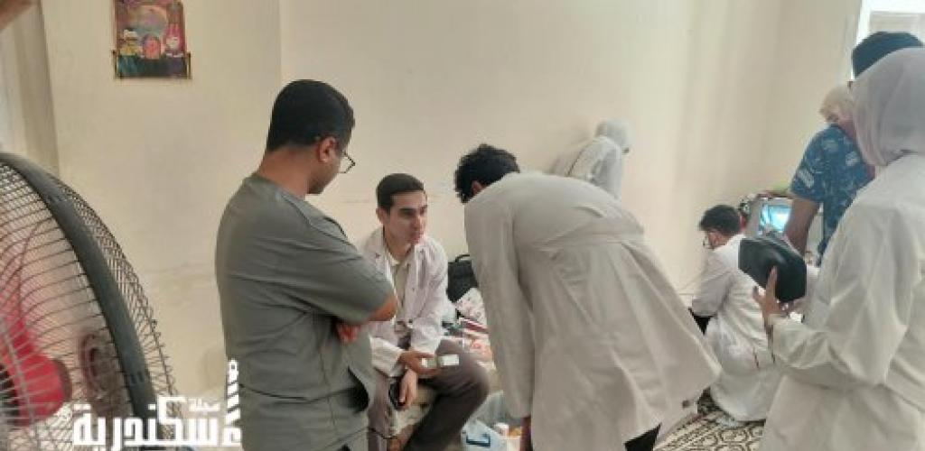 كلية الطب بجامعة الإسكندرية تنظم قافلة طبية شاملة لخدمة كبار السن بدار كريم بالعجمي