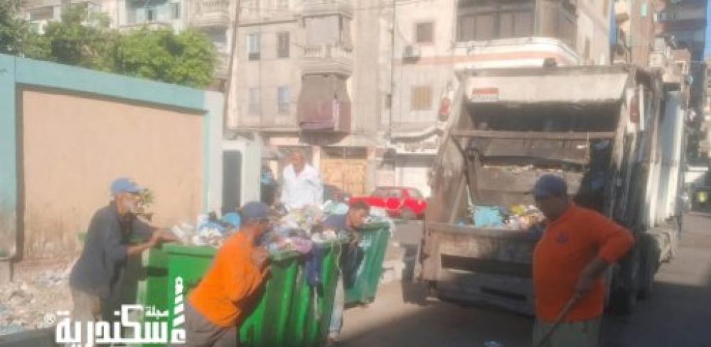 مرور ميداني لرئيس حي غرب لمتابعة أعمال رفع كفاءه النظافه بمحيط المدارس وبنطاق الحي