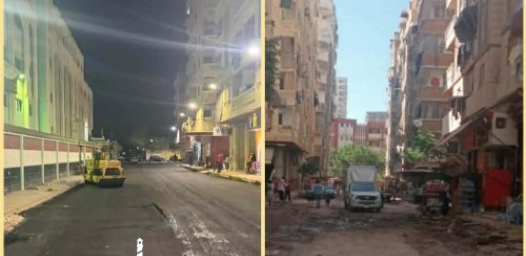 تحركات عاجلة بالإسكندرية: رصف وترميم 22 شارعًا وموقعًا خلال أسبوعين تزامناً مع العام الدراسي