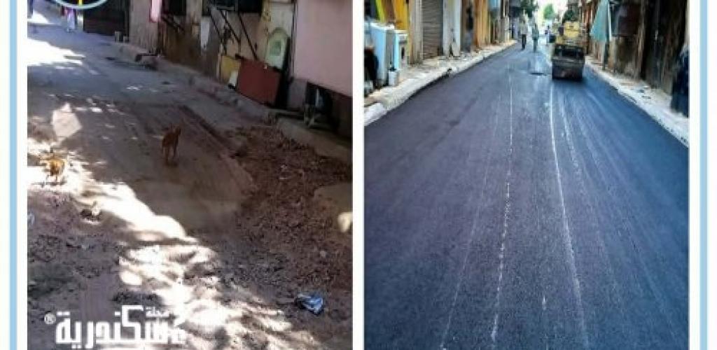 الانتهاء من أعمال "إعادة الشيء لأصله" بشارع حافظ حسنين في حي غرب