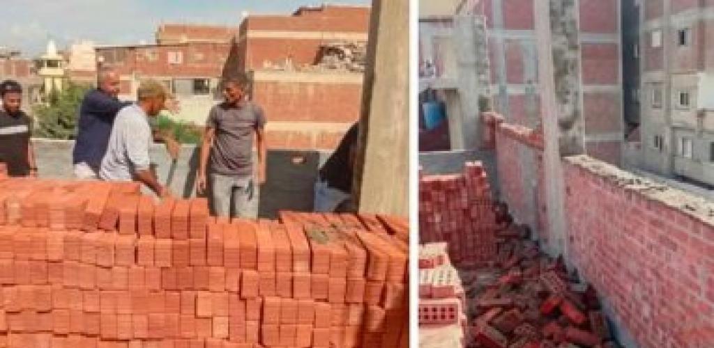 مواصلة حملات إزالة أعمال البناء المخالف بنطاق حي العامرية أول