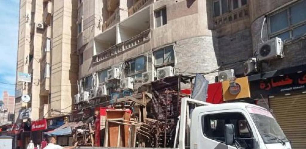 حملة مكبرة بحي وسط الإسكندرية: رفع 285 إشغالاً ووقف أعمال بناء مخالف بمحرم بك والحضرة