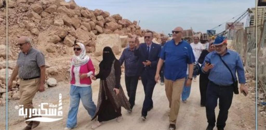 استعداداً لصيف 2027.. جولة موسعة لمحافظ الإسكندرية لمتابعة مشروع استعادة الشواطئ والتغذية بالرمال
