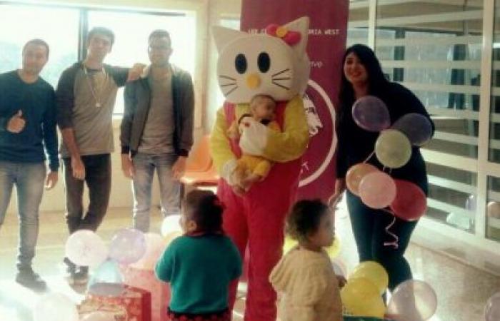 شباب "ليو غرب" يقيم إحتفالية لأطفال مرضى السرطان ضمن فعاليات مبادرة "معاً ضد السرطان "