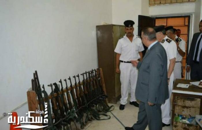 مدير أمن الإسكندرية يتفقد سير العمل داخل قسم شرطة اللبان بالإسكندرية