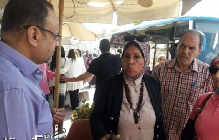 بهية عبد الفتاح تتفقد كافيتريات كورنيش الإسكندرية فى محيط حي وسط للتأكيد علي الإلتزام بعدم إشغال الرصيف بأكثر من صف