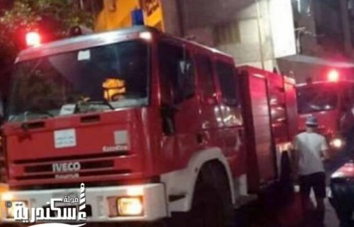 الحماية المدنية بالإسكندرية تتمكن من السيطرة على حريق نشب داخل سنترال سيدي جابر