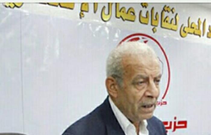 فتحي عبد اللطيف رئيس اتحاد عمال الإسكندرية يهنئ العمال فى العيد القومى للإسكندرية