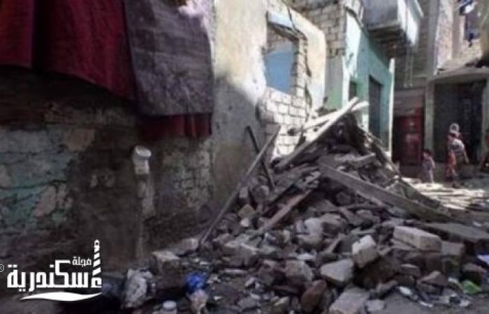 سقوط نجار من أعلي عقار تحت الإنشاء بمنطقة مأوي القباري في الإسكندرية