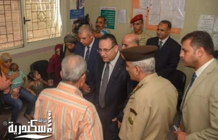 محافظ الإسكندرية يفتتح المبادرة الرئاسية للكشف عن فيروس سي " ١٠٠ مليون صحة "