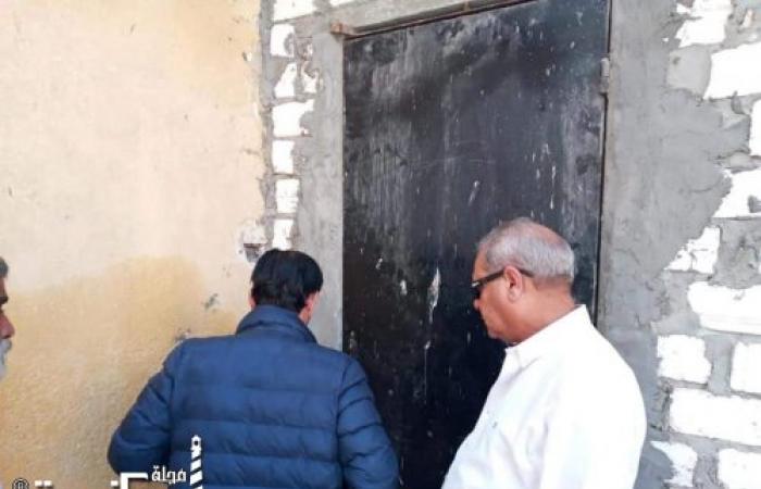 غلق حضانة آيلة للسقوط بقرية الجزائر غرب الإسكندرية
