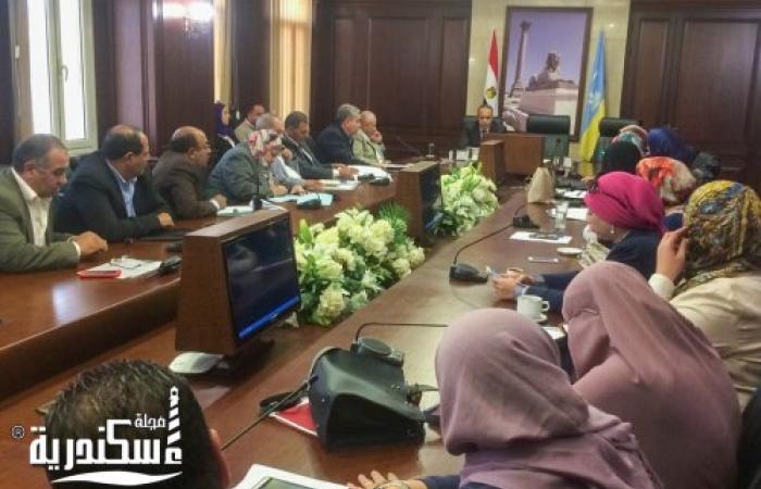 سكرتير عام محافظة الإسكندرية يتابع تنفيذ خطة الرصف المنفذة بالأحياء