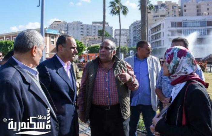 سكرتير عام محافظة الإسكندرية يتفقد المبنى الإداري لحي شرق للتأكد من كفاءة سير العمل به.