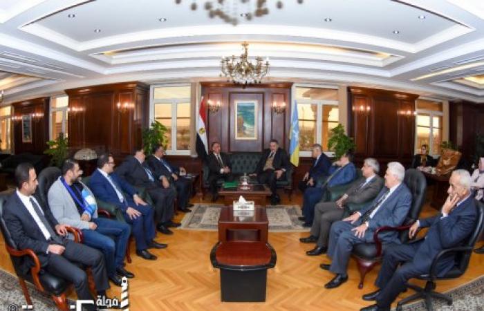 محافظ الإسكندرية يستقبل وفد الغرفة التجارية لتهنئته بتوليه منصبه الجديد