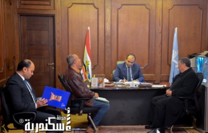 نائب محافظ الإسكندرية يعقد اجتماعا مع مسئولي التعليم لمناقشة ملف صيانة المدارس