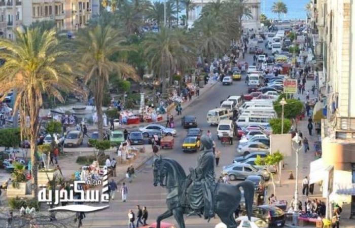 من اجمل صور الإسكندرية  ... ميدان التحرير بالإسكندرية