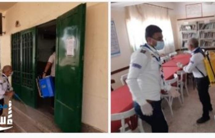 شباب الجمعية القبطيه الأرثوذكسية بالأقصر تواصل حملاتها ضد كورونا