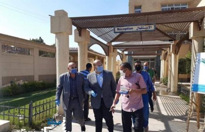 حملات تطهير وتعقيم  بمركز التنمية المحلية والطريق السياحي بسقاره بالبدرشين