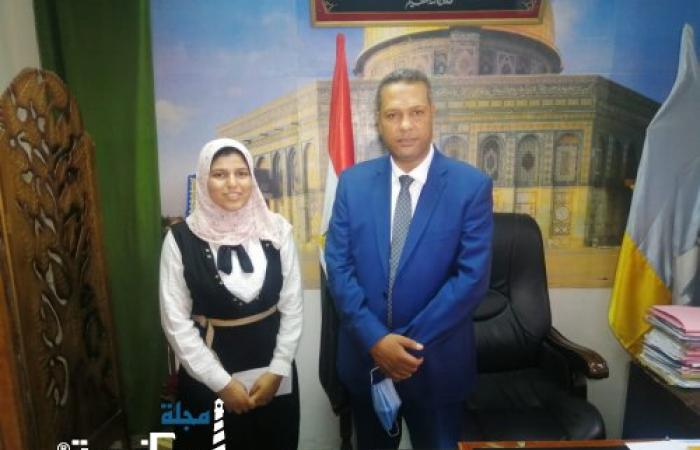 مؤسسة محمد حمزة الخيرية تقوم بتهنئة وتكريم الطالبة آيه طه حسين