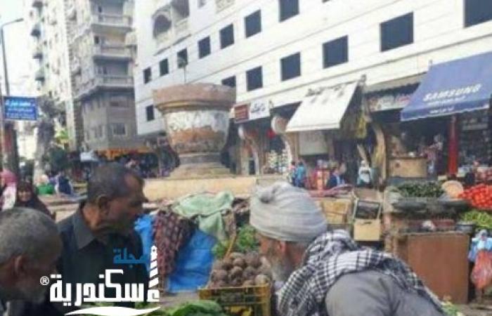 حي وسط يقوم بحملة لفرض الانضباط وازالة الاشغالات