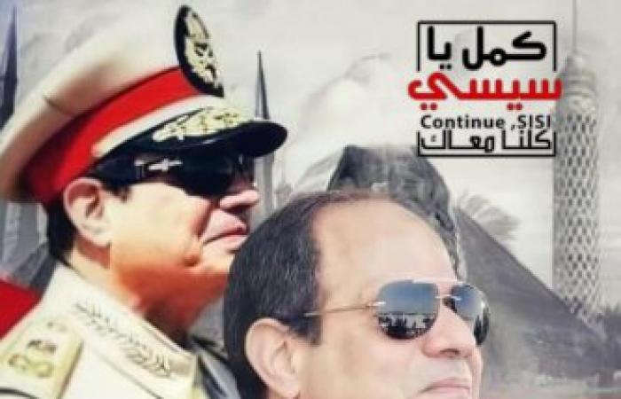 كمل يا سيسي تتصدى لدعوات التخريب