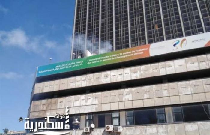 السيطرة على حريق محدود  بجراج مبنى "جامعة سنجور " بميدان المنشية