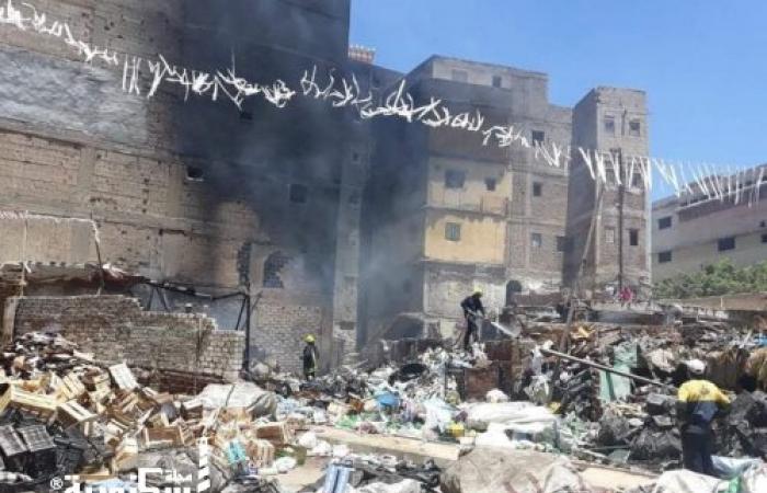 السيطرة على حريق بمنطقة الحضرة  الجديدة