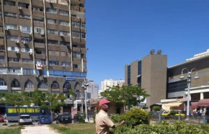 حي شرق...رفع كفاءة وتجميل الحدائق والمسطحات الخضراء
