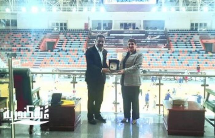 الاتحاد المصري لكرة السلة  يكرم وكيل الشباب والرياضة بـالإسكندرية