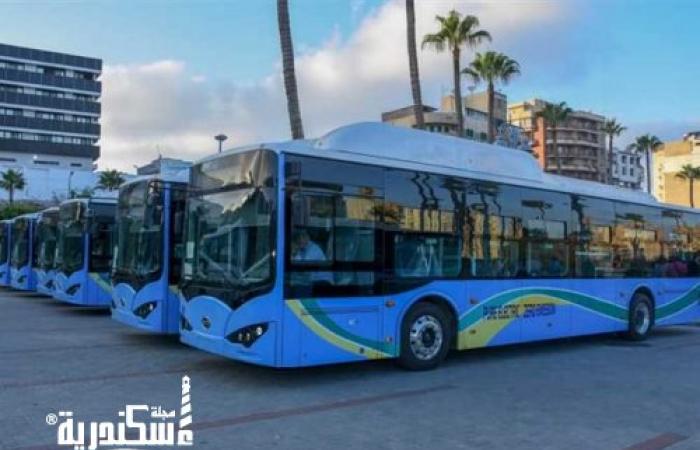 المحافظة.....تسيير 75 أتوبيس صديقة للبيئة تعمل بالغاز والكهرباء على 10 مسارات